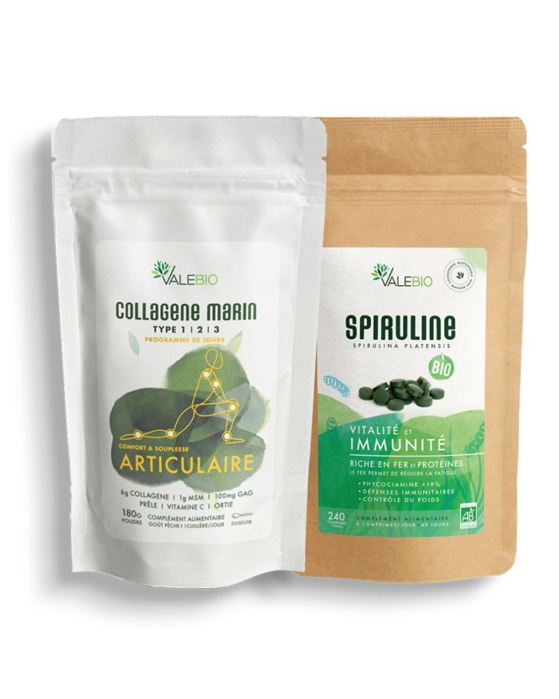 Pack Spiruline + Collagène Marin - Cure Sportive