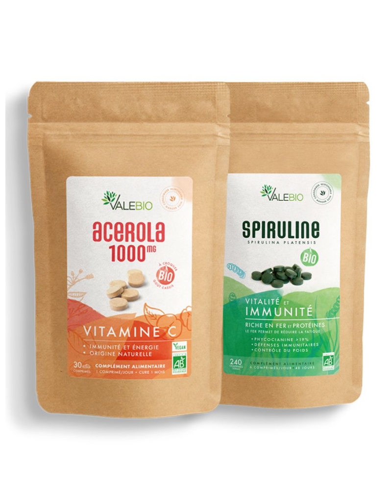 Pack Spiruline + Acerola - Cure Vitalité